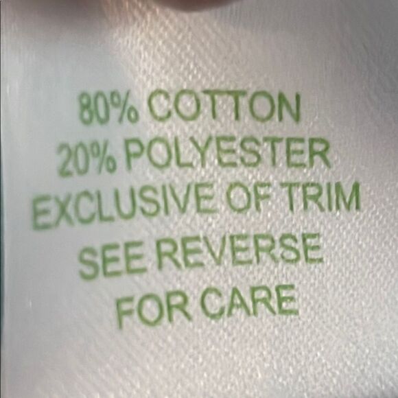 Lilly Pulitzer Turquoise and White V-Neck Terry Dress - Picture 5 of 6